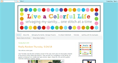 Desktop Screenshot of liveacolorfullife.net